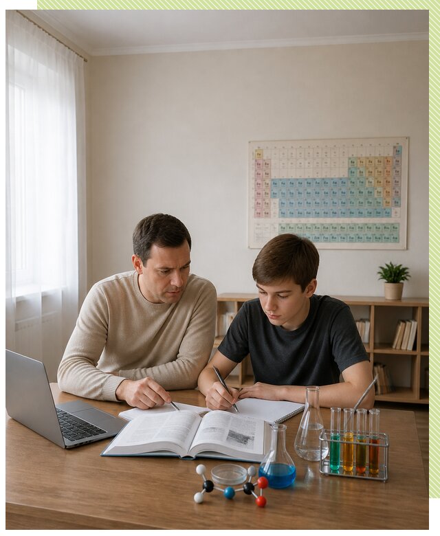 Репетитор по химии 8 класс в Искитиме по цене от 1223 р. | Репетитор-Скм